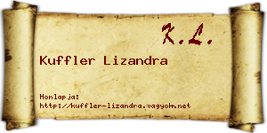Kuffler Lizandra névjegykártya